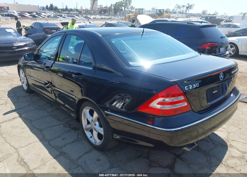 2005 MERCEDES-BENZ C 230 KOMPRESSOR SPORT VIN: WDBRF40J25F559798