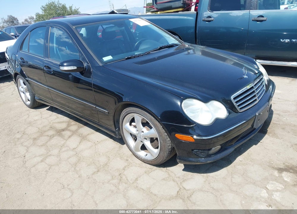 2005 MERCEDES-BENZ C 230 KOMPRESSOR SPORT VIN: WDBRF40J25F559798