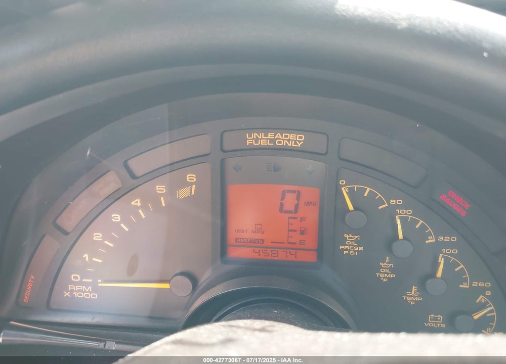 1993 CHEVROLET CORVETTE VIN: 1G1YY23P7P5120996