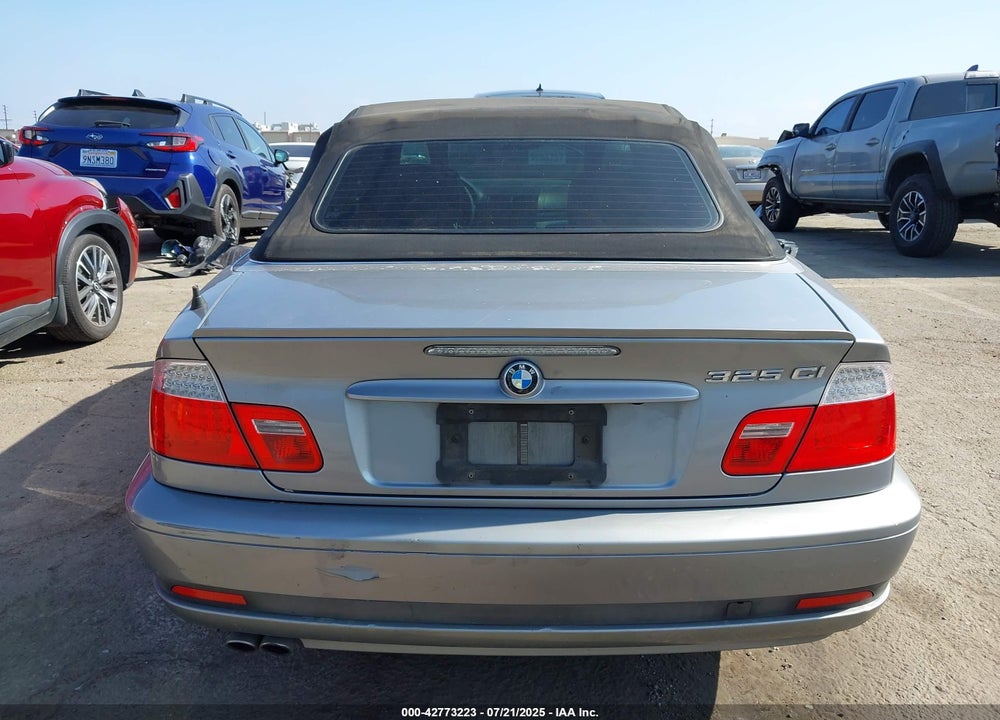 2006 BMW 325CI VIN: WBABW33476PX83841