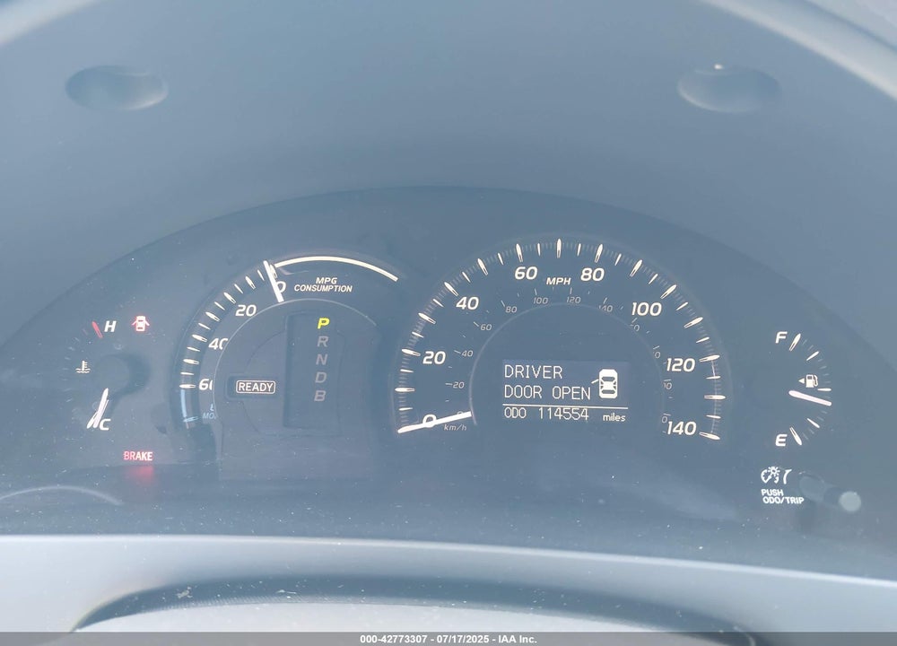 2007 TOYOTA CAMRY HYBRID VIN: JTNBB46K573021398