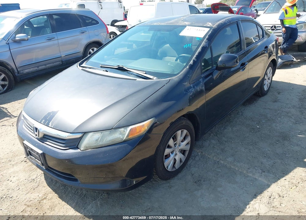 2012 HONDA CIVIC LX VIN: 2HGFB2F53CH518043