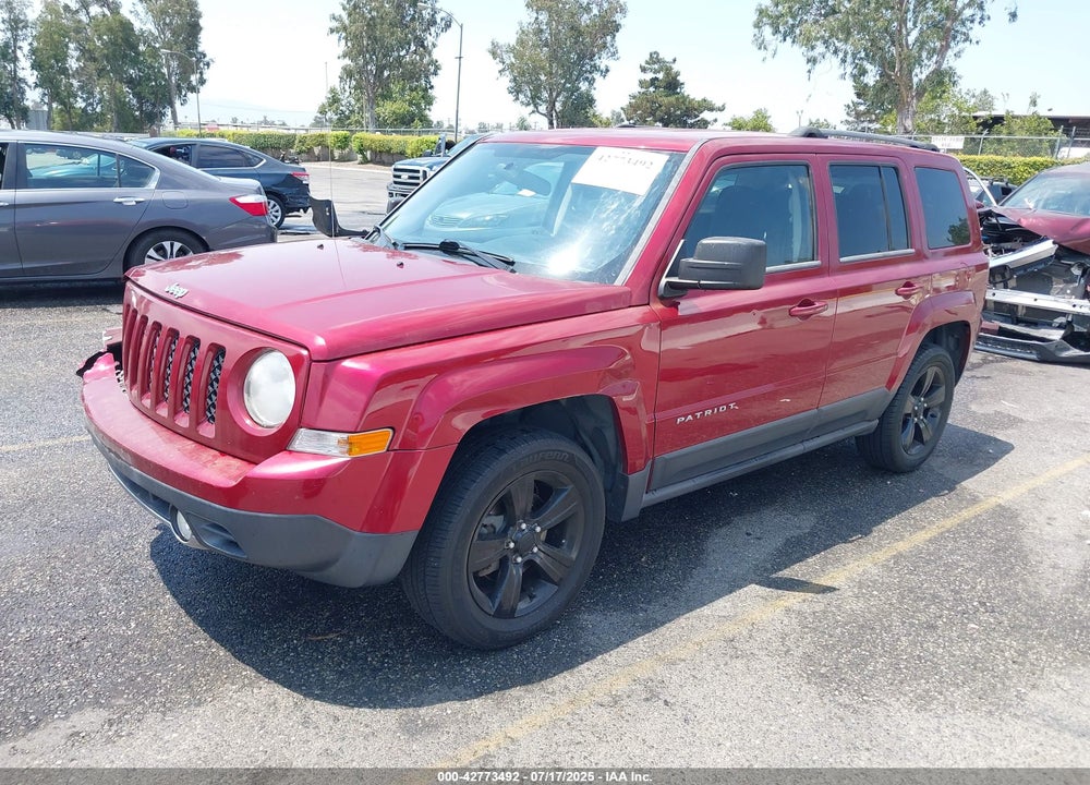 2013 JEEP PATRIOT LATITUDE VIN: 1C4NJRFB9DD204939
