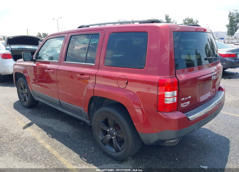 2013 JEEP PATRIOT LATITUDE VIN: 1C4NJRFB9DD204939