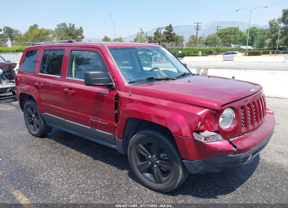2013 JEEP PATRIOT LATITUDE VIN: 1C4NJRFB9DD204939
