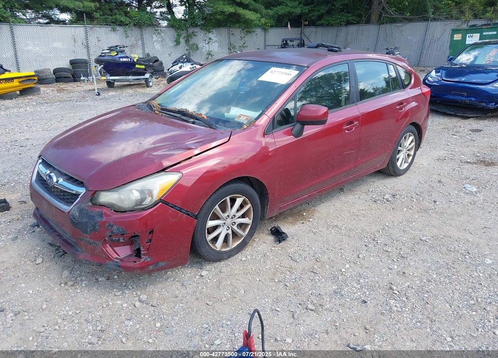 2014 SUBARU IMPREZA VIN: JF1GPAC60E8245556