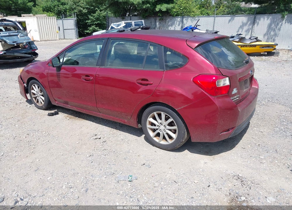 2014 SUBARU IMPREZA VIN: JF1GPAC60E8245556