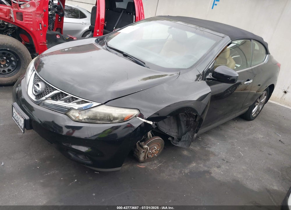 2011 NISSAN MURANO CROSSCABRIOLET VIN: JN8AZ1FY0BW002980