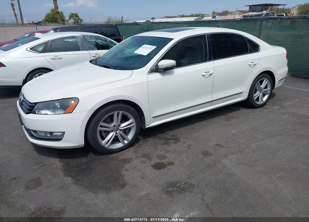 2013 VOLKSWAGEN PASSAT VIN: 1VWBN7A3XDC132535