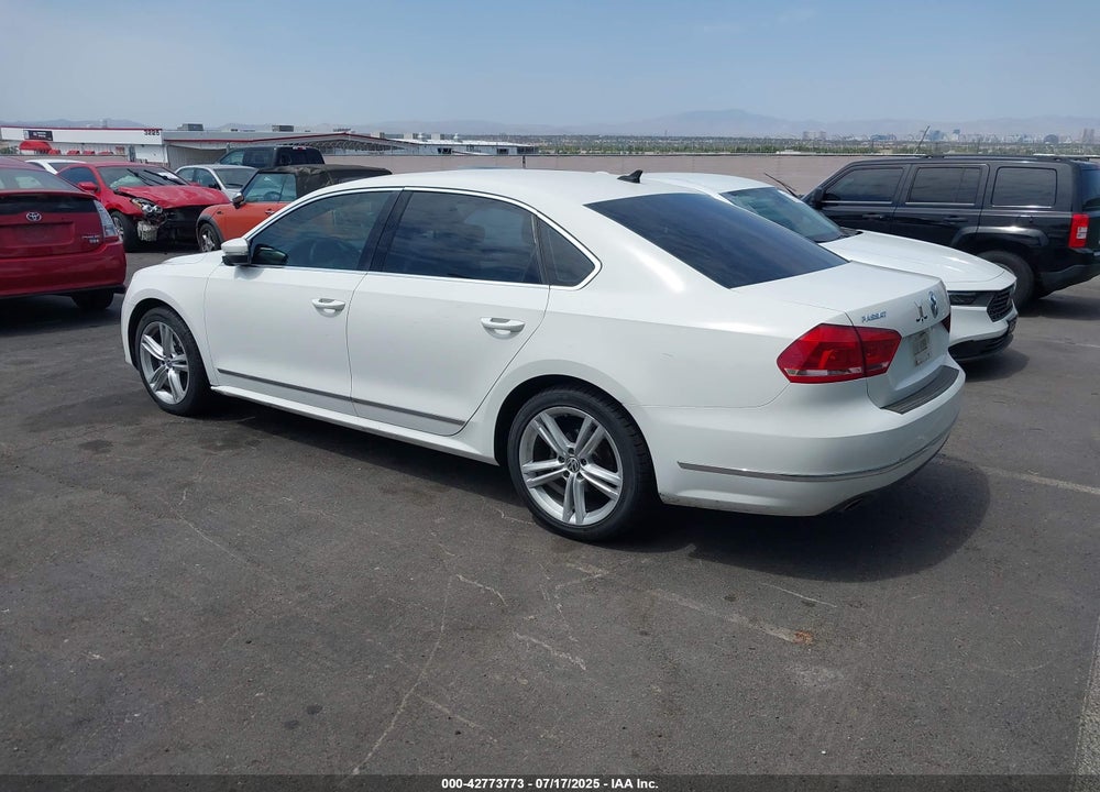 2013 VOLKSWAGEN PASSAT VIN: 1VWBN7A3XDC132535
