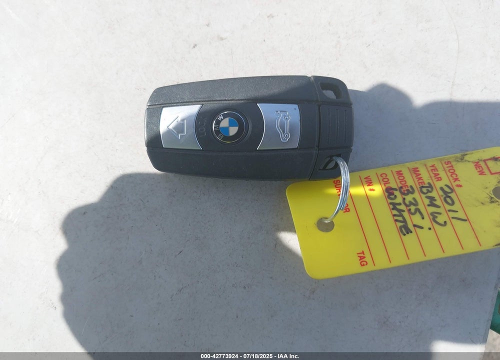 2011 BMW 3 SERIES VIN: WBAKF9C5XBE619257