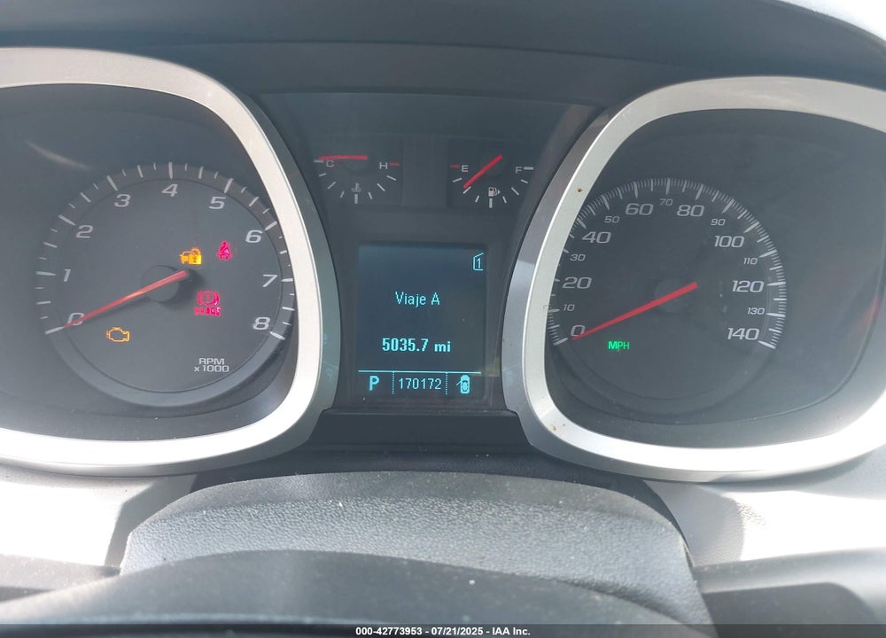 2011 CHEVROLET EQUINOX VIN: 2CNALBEC9B6209785