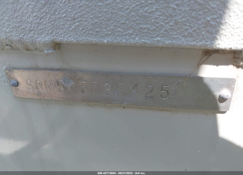 2025 SEA ARK FISHING BOAT VIN: SOM50573F425