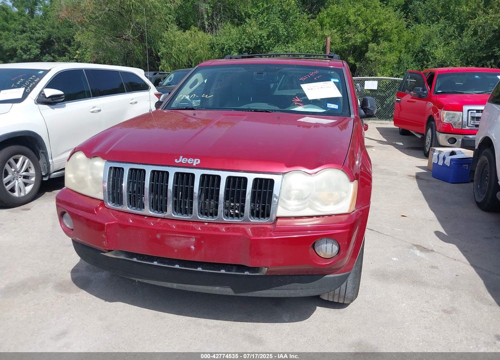 2005 JEEP GRAND CHEROKEE VIN: 1J4HS58N75C700446