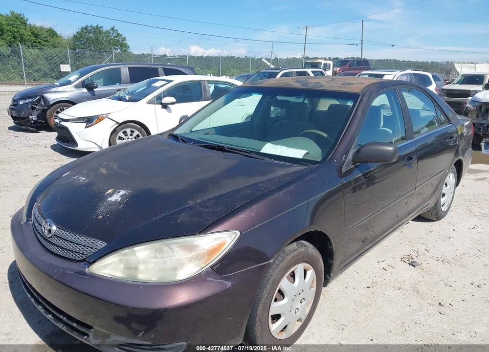 2002 TOYOTA CAMRY LE VIN: JTDBE32K720069121