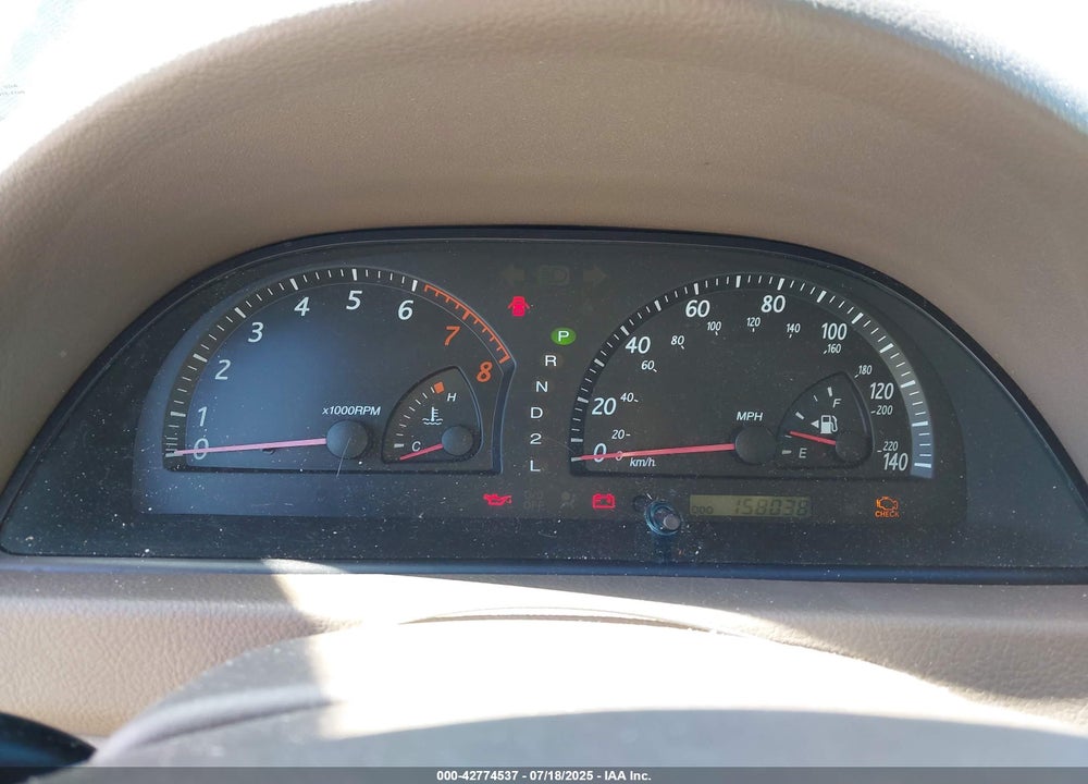 2002 TOYOTA CAMRY LE VIN: JTDBE32K720069121