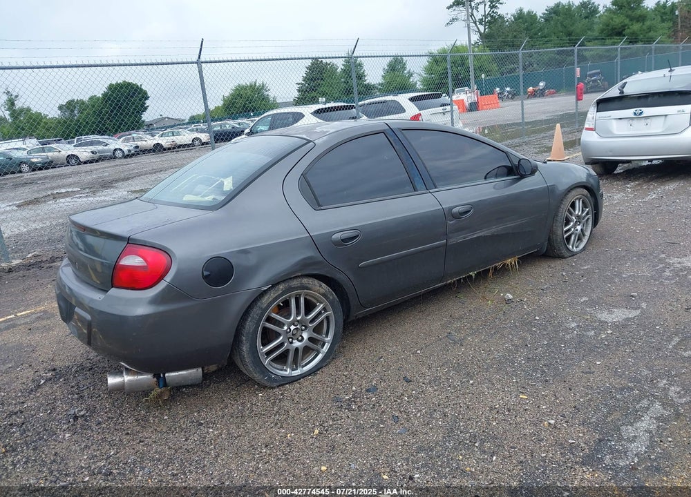 2004 DODGE NEON SXT VIN: 1B3ES56C74D500400