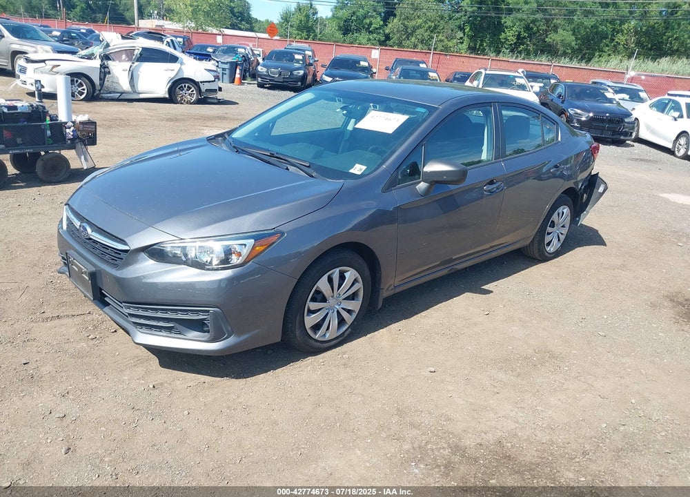 2021 SUBARU IMPREZA VIN: 4S3GKAB66M3602552