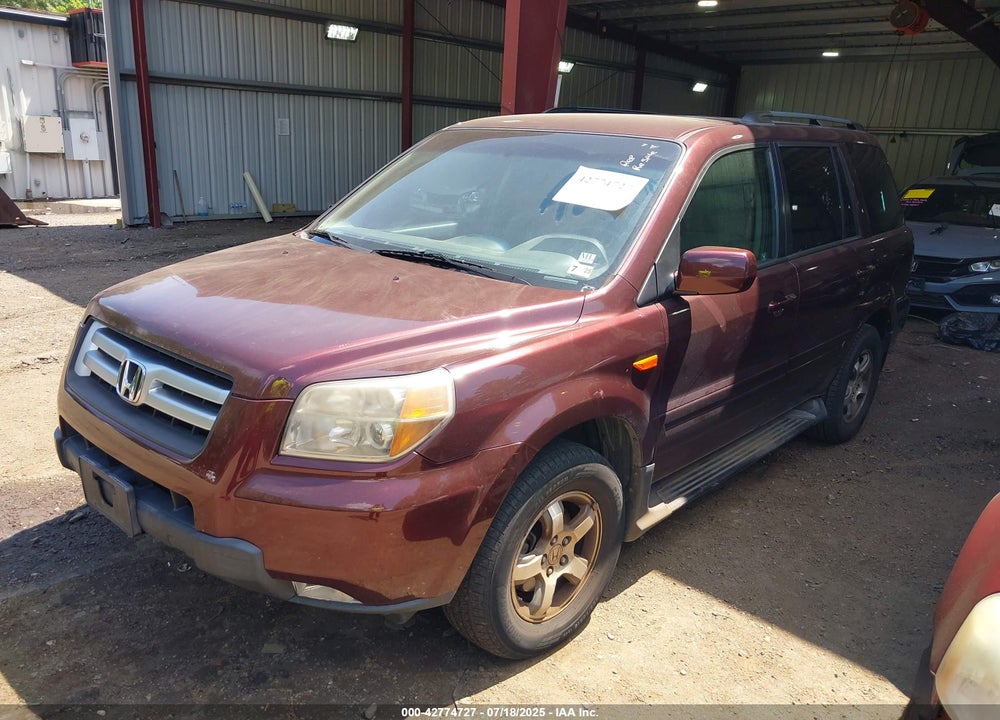 2007 HONDA PILOT EX VIN: 5FNYF18497B005028