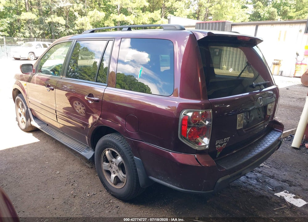 2007 HONDA PILOT EX VIN: 5FNYF18497B005028