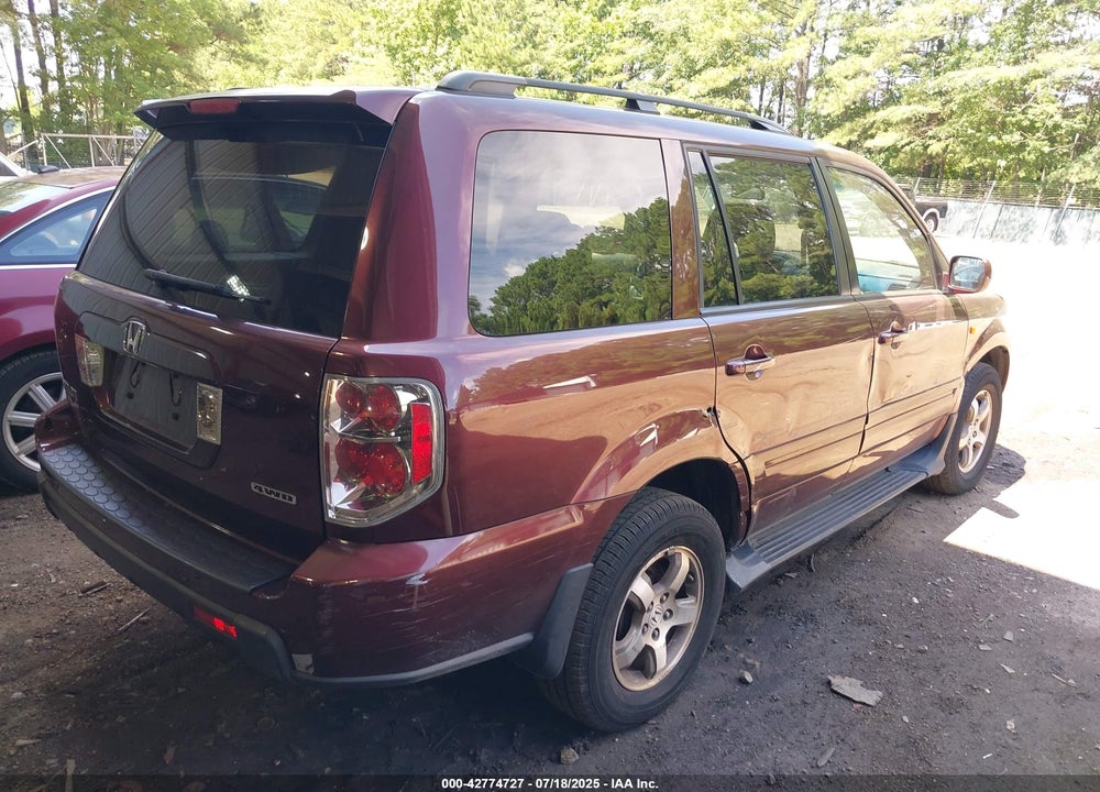 2007 HONDA PILOT EX VIN: 5FNYF18497B005028