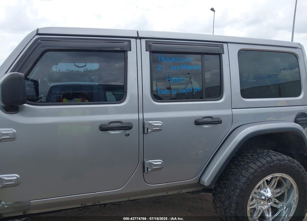 2021 JEEP WRANGLER UNLIMITED VIN: 1C4HJXFNXMW524545