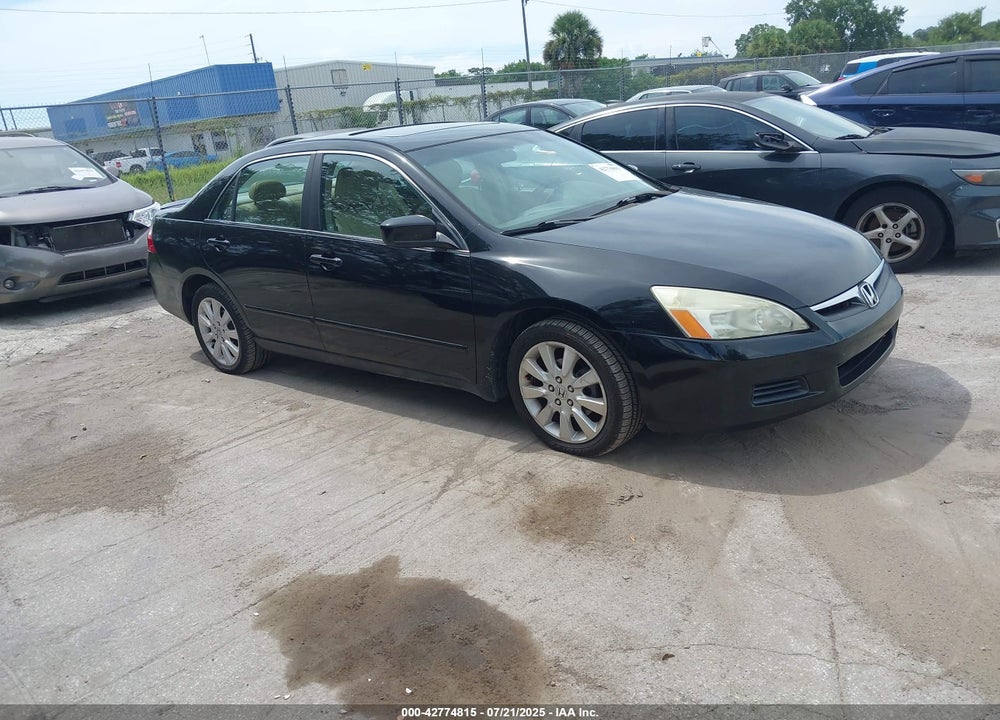 2007 HONDA ACCORD 3.0 EX VIN: 1HGCM66517A025941