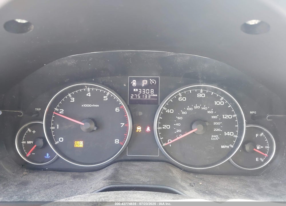 2013 SUBARU LEGACY VIN: 4S3BMBC63D3020398