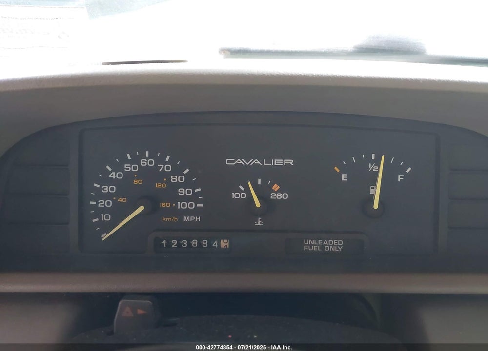 1993 CHEVROLET CAVALIER VIN: 1G1JC8440P7307749