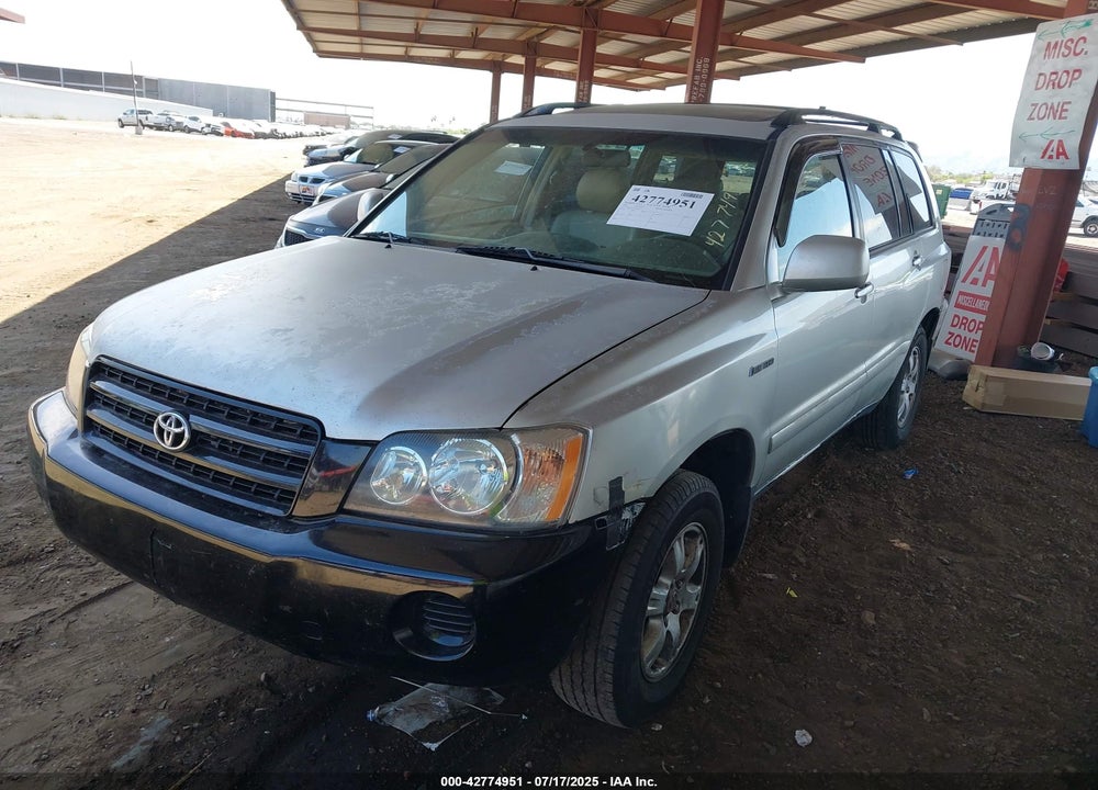 2003 TOYOTA HIGHLANDER LIMITED V6 VIN: JTEGF21A730088531
