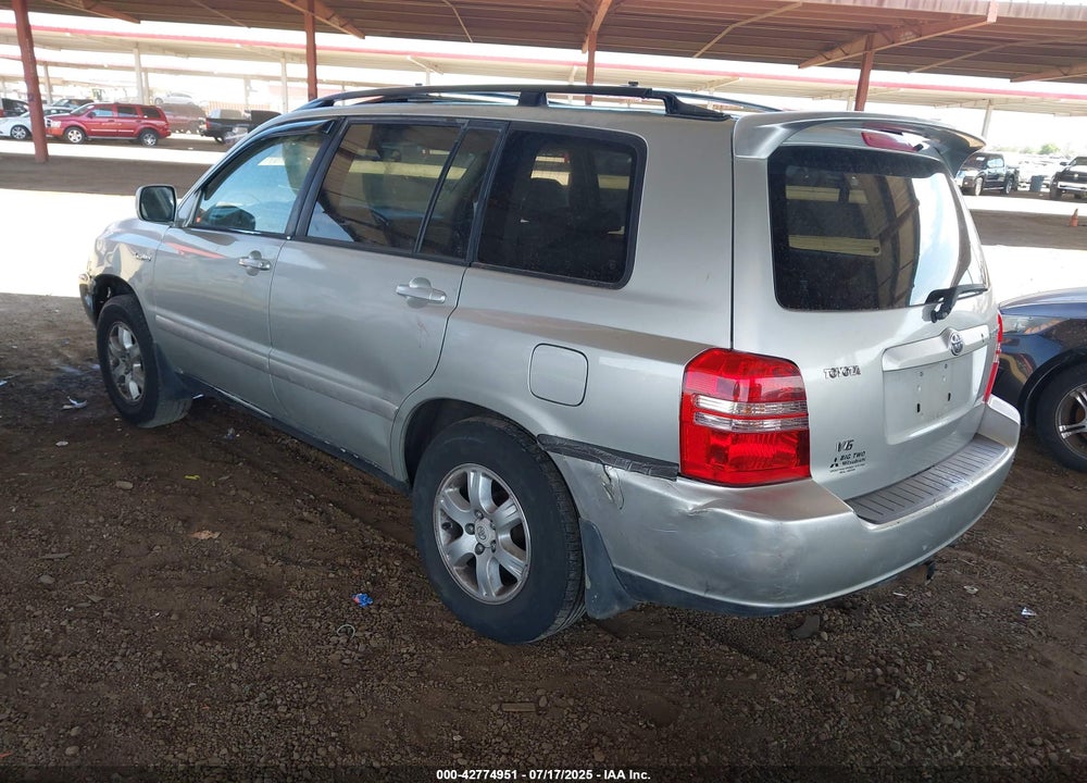 2003 TOYOTA HIGHLANDER LIMITED V6 VIN: JTEGF21A730088531