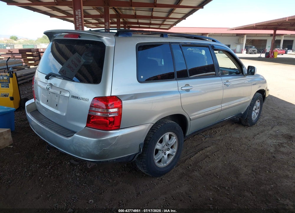 2003 TOYOTA HIGHLANDER LIMITED V6 VIN: JTEGF21A730088531