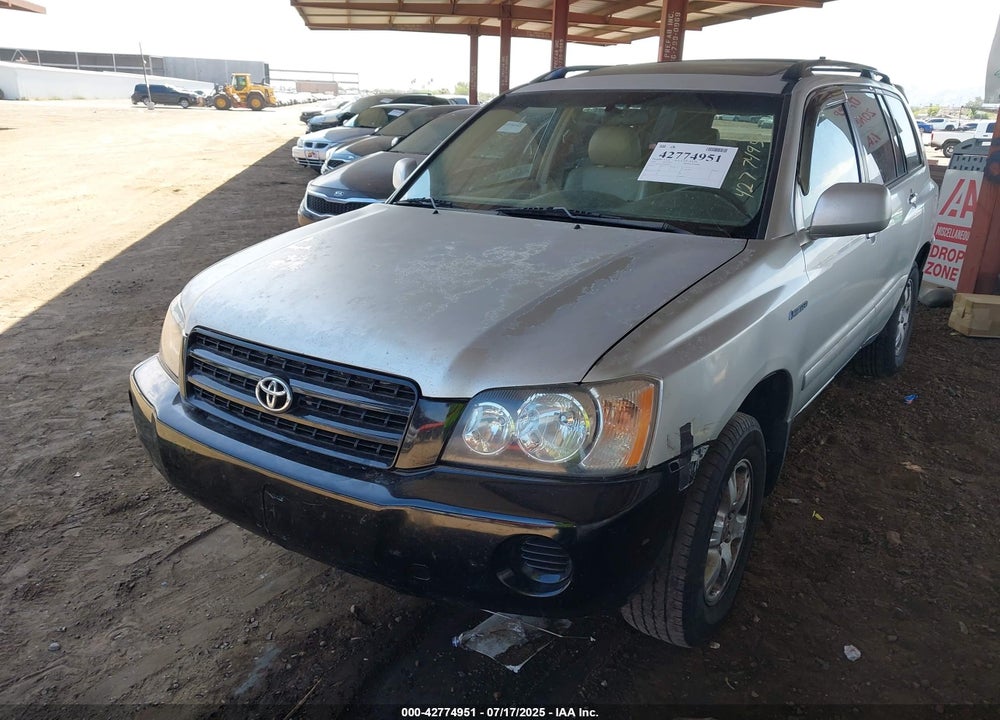 2003 TOYOTA HIGHLANDER LIMITED V6 VIN: JTEGF21A730088531