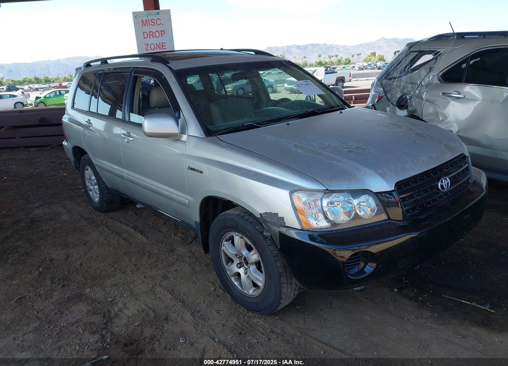 2003 TOYOTA HIGHLANDER LIMITED V6 VIN: JTEGF21A730088531