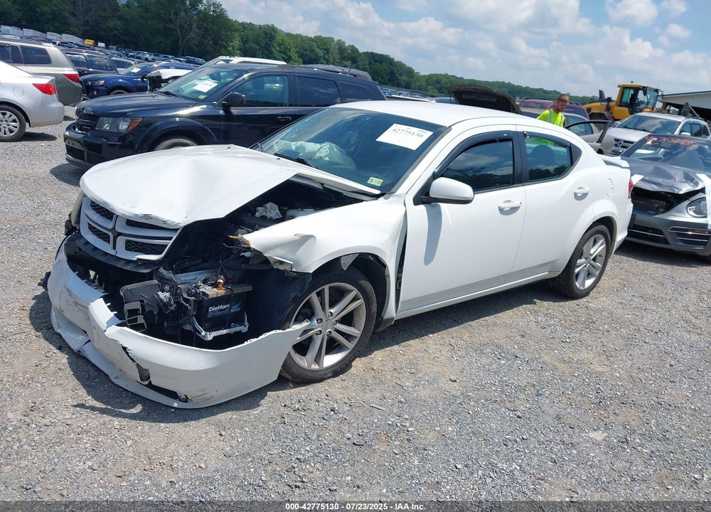 2013 DODGE AVENGER VIN: 1C3CDZCB8DN504067