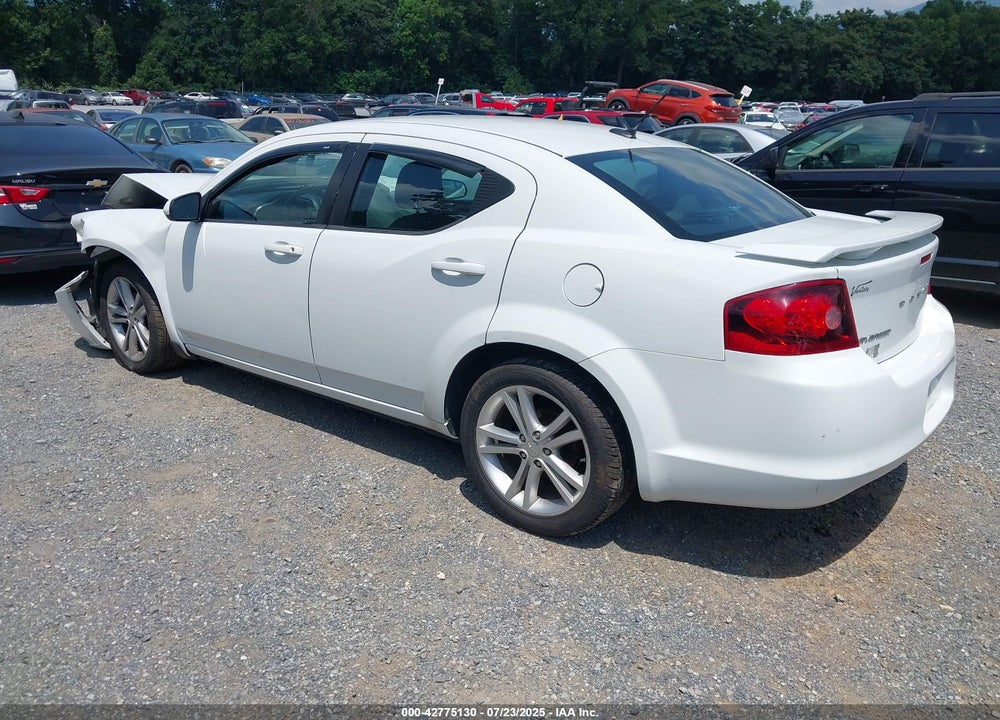 2013 DODGE AVENGER VIN: 1C3CDZCB8DN504067