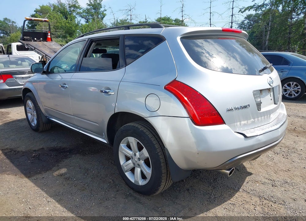 2007 NISSAN MURANO VIN: JN8AZ08W37W659768