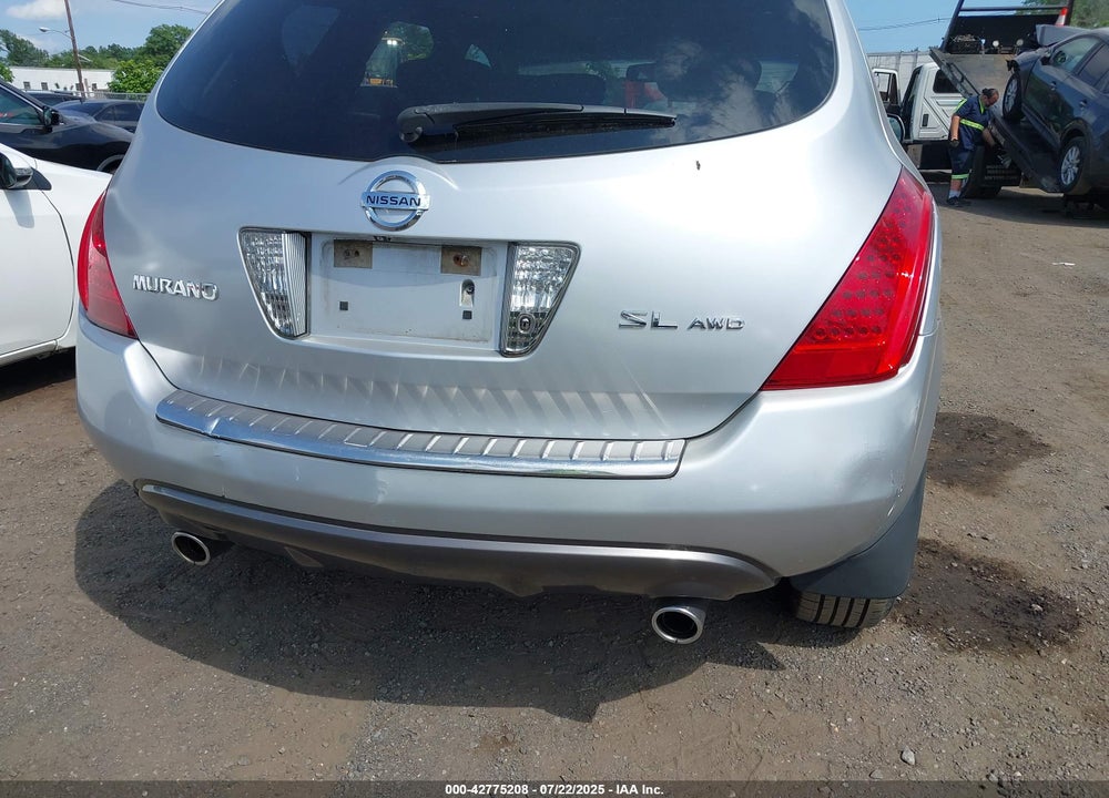 2007 NISSAN MURANO VIN: JN8AZ08W37W659768