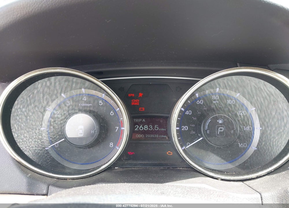 2011 HYUNDAI SONATA VIN: 5NPEB4AC5BH083396