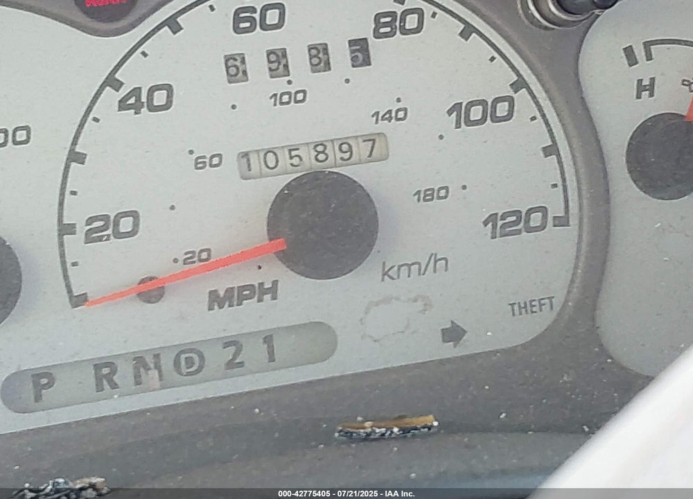 2001 FORD EXPLORER SPORT TRAC VIN: 1FMZU67E01UA93169
