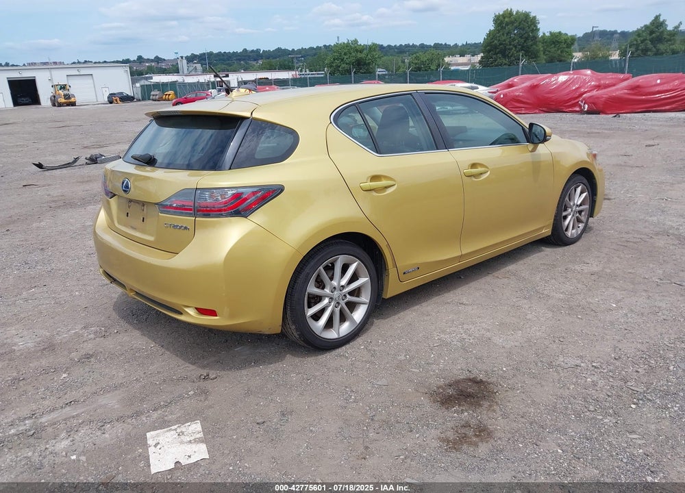 2011 LEXUS CT200H VIN: JTHKD5BH5B2007769