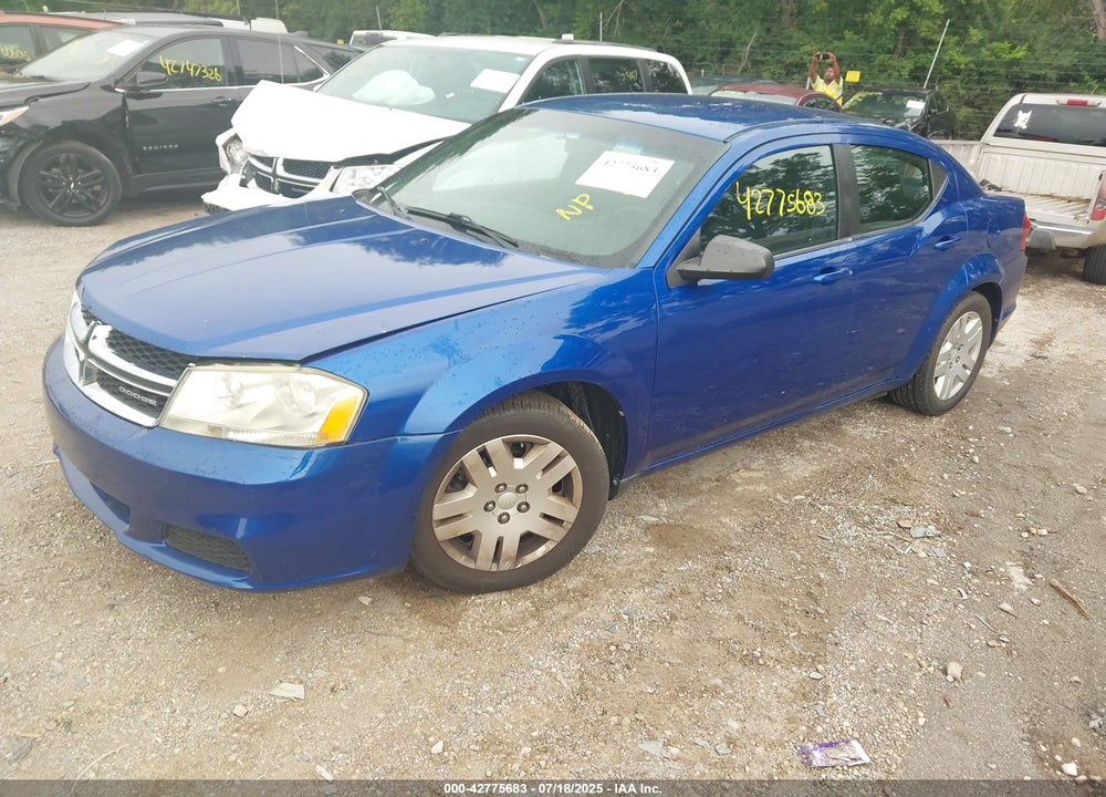 2013 DODGE AVENGER SE VIN: 1C3CDZAB4DN720727