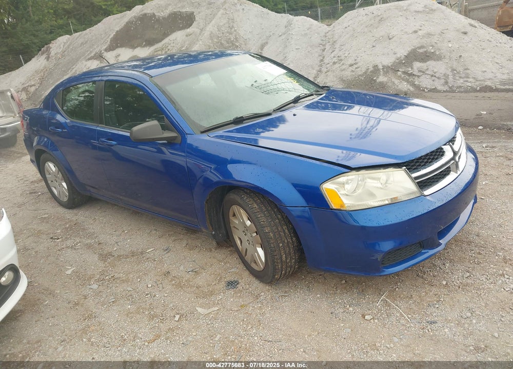 2013 DODGE AVENGER SE VIN: 1C3CDZAB4DN720727