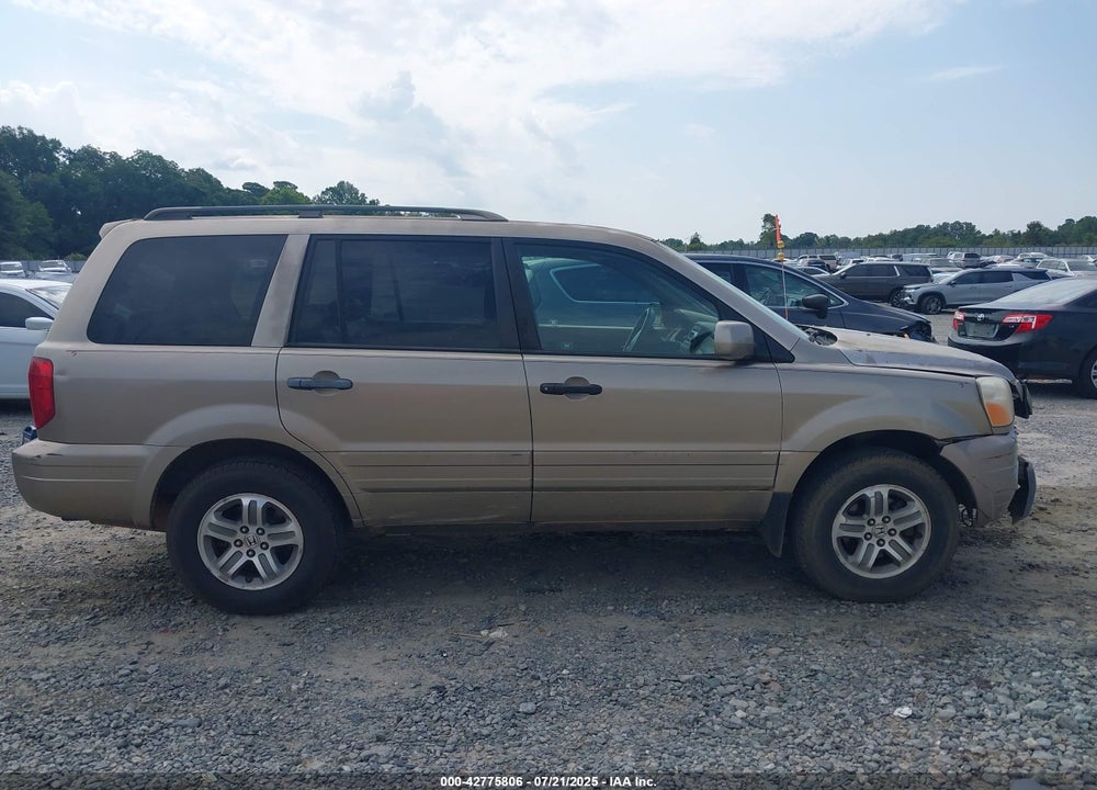 2005 HONDA PILOT EX-L VIN: 2HKYF18665H503350