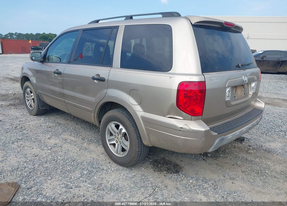 2005 HONDA PILOT EX-L VIN: 2HKYF18665H503350