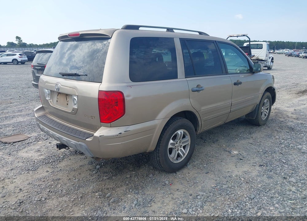 2005 HONDA PILOT EX-L VIN: 2HKYF18665H503350