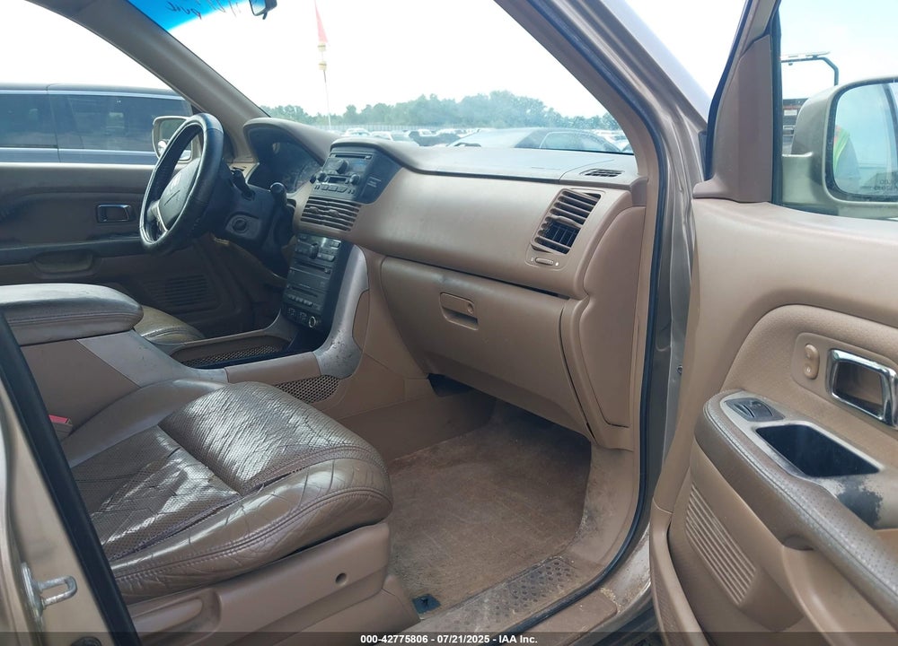 2005 HONDA PILOT EX-L VIN: 2HKYF18665H503350