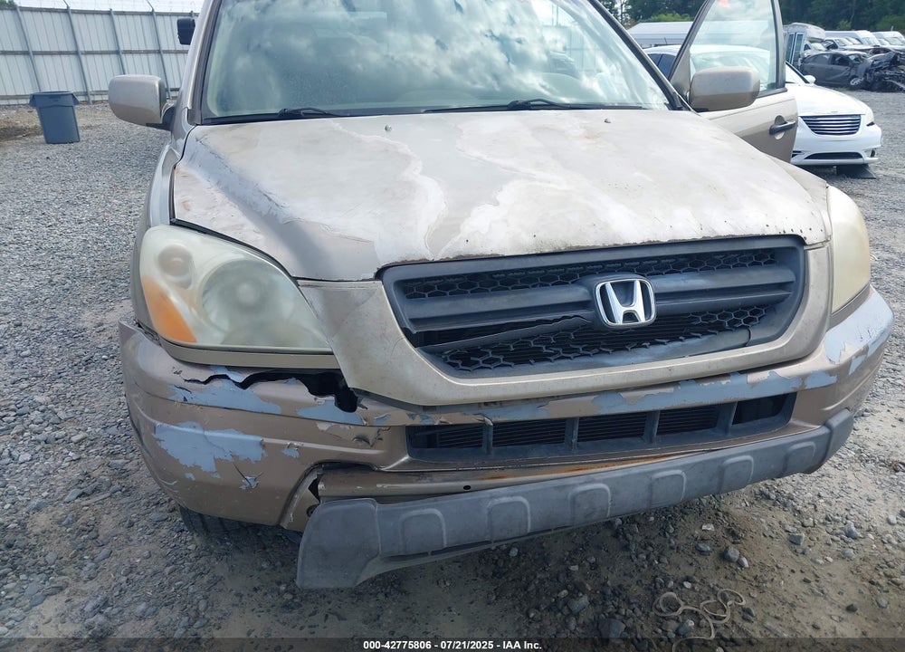 2005 HONDA PILOT EX-L VIN: 2HKYF18665H503350