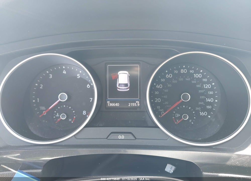 2019 VOLKSWAGEN TIGUAN VIN: 3VV1B7AX4KM127953