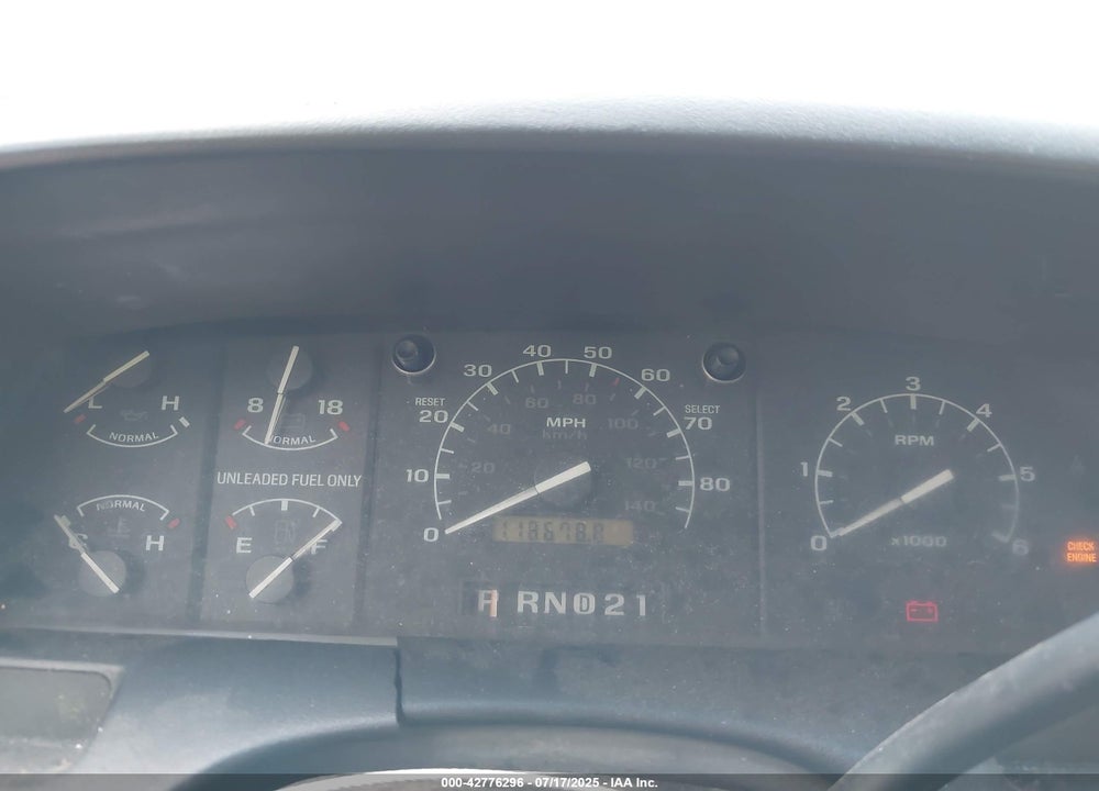 1995 FORD F150 VIN: 1FTEX14N2SKA89705